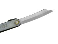 Нож складной Higonokami Reverse Tanto, сталь AoGami, рукоять нержавеющая сталь, серый