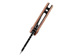 Складной нож Kansept Mini Korvid, сталь 154CM, рукоять микарта, коричневый