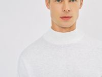 Базовый джемпер с воротником-стойкой, Серый