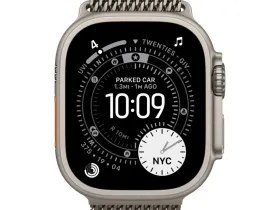 Смарт-часы Apple Watch Ultra 3 49mm Natural Titanium Case with Natural Titanium Milanese Loop (L)