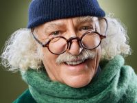 Шапка-бини с шерстью