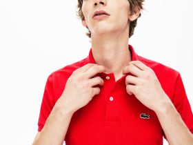 Мужское поло Lacoste L1212 классического кроя