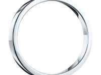 Гладкое кольцо из белого золота э0900кц10160600