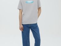 Футболка из хлопка с принтом