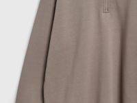 Толстовка с воротником-стойкой на молнии, Бежевый