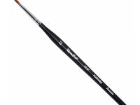 Кисть колонок №4 круглая Roubloff "101F" фигурная коротка ручка, матовая