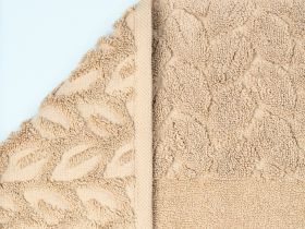 Полотенце махровое Luana, бежевое