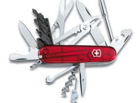 Нож перочинный Victorinox CyberTool, сталь X55CrMo14, рукоять Cellidor®, полупрозрачный красный