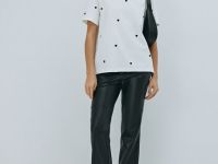 Футболка с декором, Белый