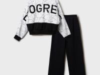 Комплект трикотажный для девочек: толстовка, брюки