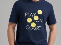 Футболка прямого кроя из джерси