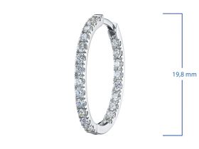 Серьги из белого золота э4712сг05153000