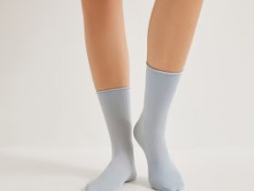 Носки Есения, бирюза/голубые