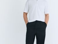 Брюки из микротвила, Черный