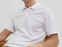 Поло из хлопка свободного кроя