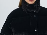 Утеплённая стёганая куртка, Черный