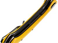 Нож Узбекский малый складной, сталь N690, рукоять G10 желтый