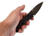 Складной нож Kansept Dako mirror DLC сталь S35VN, рукоять Ti/Purple Haze FatCarbon