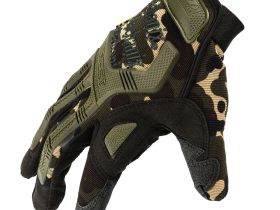 Тактические перчатки, лесной камуфляж