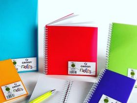 Блокнот для графики на спирали Canson "Notes" 18,5х18,5 см 50 л 120 г, обложка пластик. фиолетовая