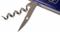Нож перочинный Victorinox Spartan, сталь X55CrMo14, рукоять Cellidor®, полупрозрачный синий,12 функций, 91мм