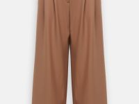 Укороченные брюки широкого кроя