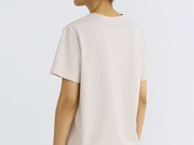 Футболка с принтом, Бежевый