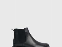 Ботинки челси из натуральной кожи, Черный