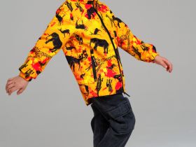 Куртка текстильная с полиуретановым покрытием для мальчиков (ветровка)