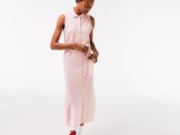 Женское платье-поло Lacoste с поясом