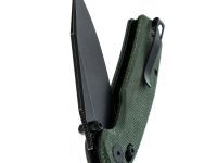 Складной нож Trivisa Hornet-04G, сталь 14C28N, рукоять микарта