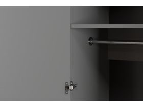 Распашной шкаф Изи 2-100x220 Графитовый