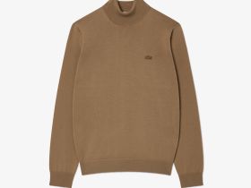 Мужская водолазка Lacoste из мериносовой шерсти