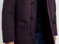 Полупальто утепленное с воротником-стойкой