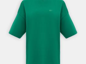 Оверсайз футболка с принтом