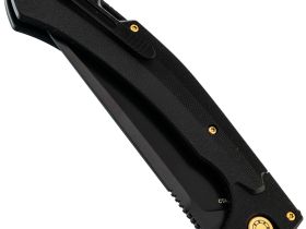 Складной нож Нукер Black, сталь AUS8, рукоять G10