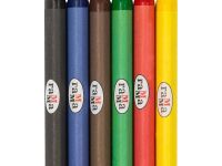 Набор мелков восковых Гамма "Классические" 6 цв, трехгранные, картон. упак., европодвес