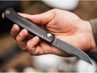 Складной нож Boker Rusticus All Black, сталь 420, рукоять дерево, черный