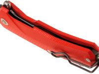 Нож складной LionSteel KUR OR G10 Orange Flipper, сталь Uddeholm Sleipner®, стеклотекстолит, оранжевый