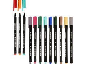 Набор цветных линеров Sketchmarker "Artist Fine Pen" 24 Studio цвета в картонной упаковке
