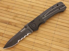 Складной нож CRKT Ruger® All-Cylinders™ with VEFF Serrations™, сталь 8Cr13MoV, рукоять стеклотекстолит G10