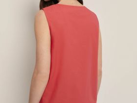 Блузка без рукавов из хлопка