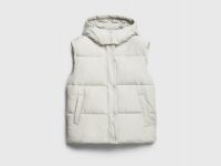 Жилет с капюшоном, Бежевый