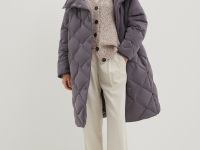 Пальто утепленное с утиным пухом