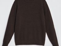 Джемпер прямого силуэта с округлой горловиной