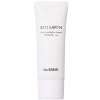 Солнцезащитная сыворотка-праймер The Saem Eco Earth Airy Tone Up Sun Serum SPF50+ PA++++
