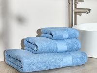 Полотенце махровое Густо/Gusto, голубое