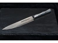 Набор из 4 ножей и подставки Samura Bamboo в подарочной коробке SBA-5, сталь AUS-8, рукоять нержавеющая сталь