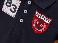 Поло с длинным рукавом для маленького мальчика