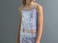 Мини-юбка с пайетками для девочек, Фиолетовый